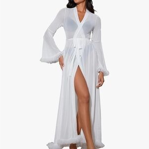 Sheer Bridal Robe